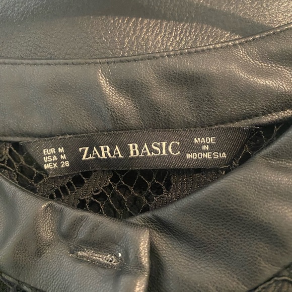 ZARA LACE BUTTON DOWN TOP   NWOT - Picture 8 of 10